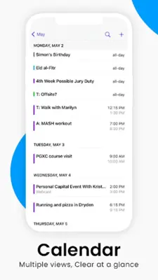 Calendar android App screenshot 0