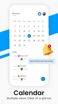 Calendar android App screenshot 2